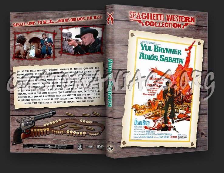 Spaghetti Western Collection - Adios, Sabata dvd cover