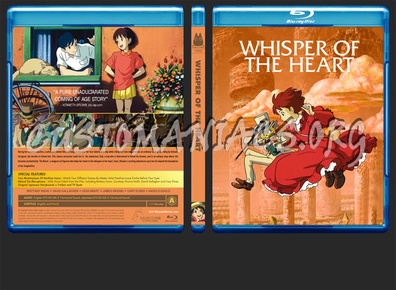 Whisper of the Heart blu-ray cover