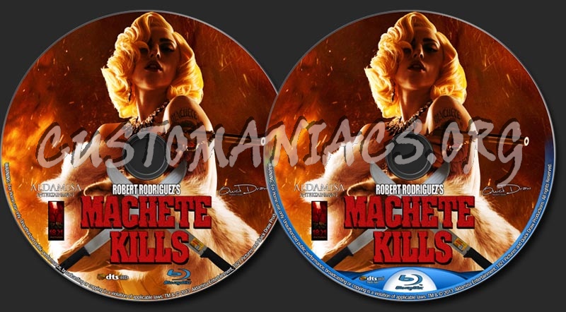 Machete Kills (2013) blu-ray label