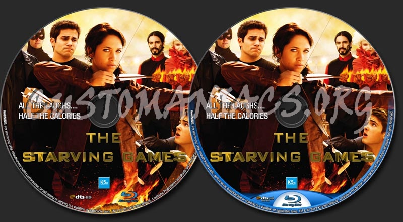 The Starving Games (2013) blu-ray label