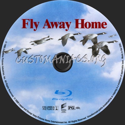 Fly Away Home blu-ray label