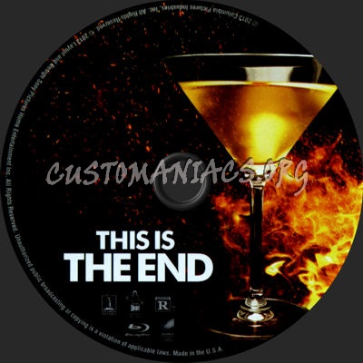 This is the End blu-ray label