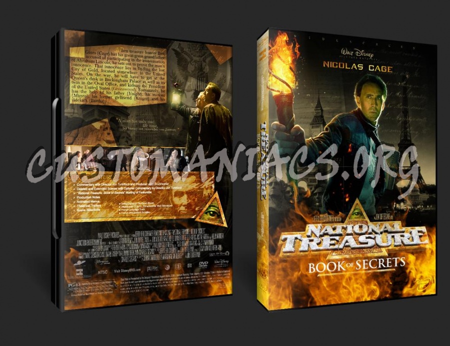 National Treasure:  Book of Secrets dvd cover