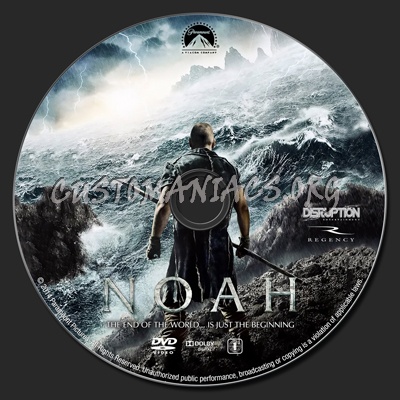 Noah dvd label