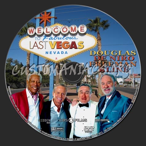 Last Vegas (2013) dvd label