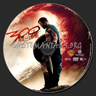 300: Rise Of An Empire dvd label