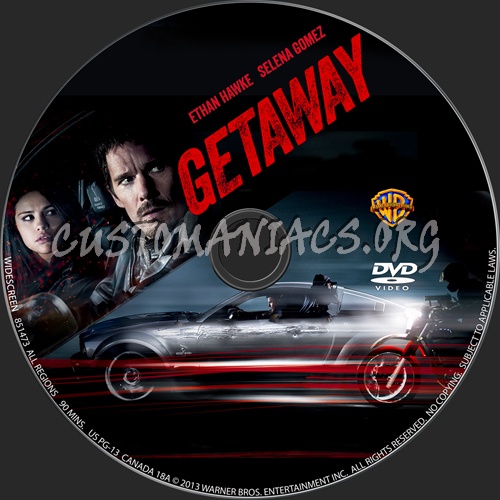 Getaway dvd label