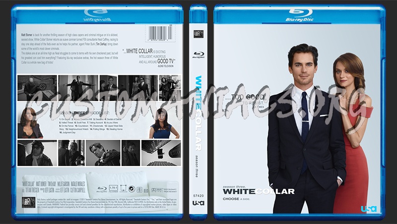 White Collar Season 3 blu-ray cover