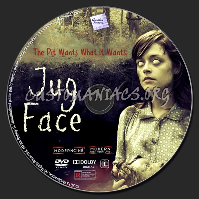 Jug Face dvd label