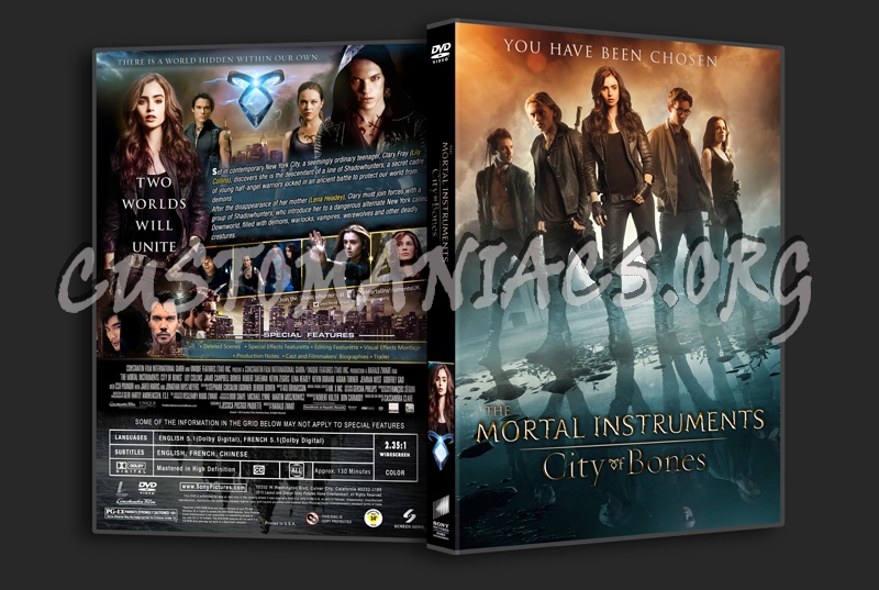 The Mortal Instruments City of Bones dvd cover