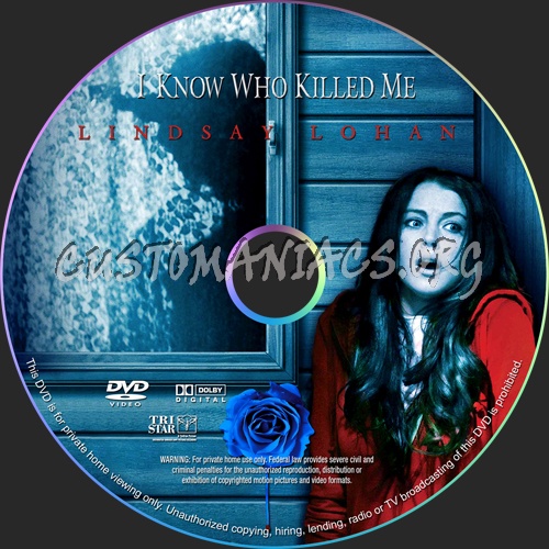 I Know Who Killed Me dvd label