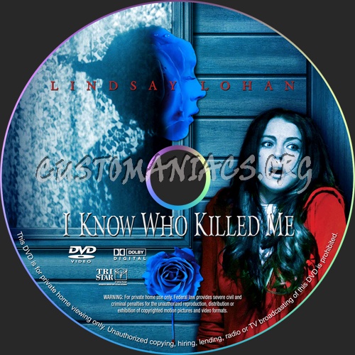 I Know Who Killed Me dvd label