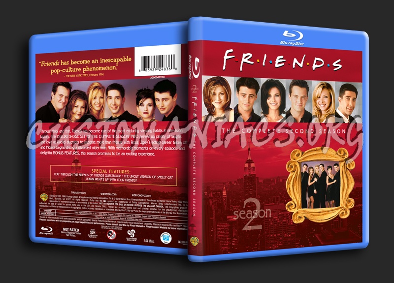 Friends Season 2 blu ray cover DVD Covers Labels by