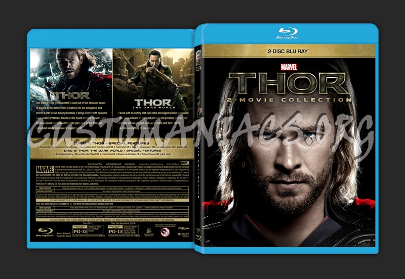 Thor: 2-Movie Collection blu-ray cover