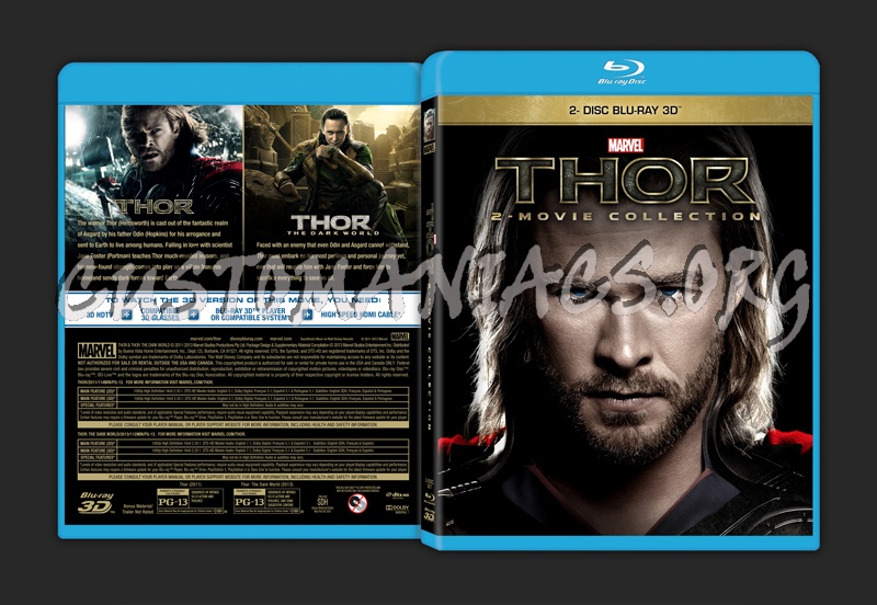 Thor: 2-Movie Collection blu-ray cover