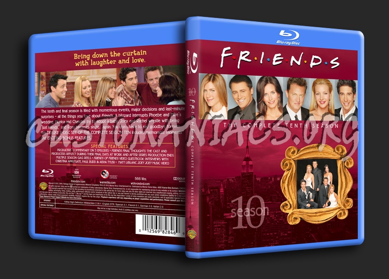 Friends (Season 10)  Movie covers, Friends season 10, Dvd covers