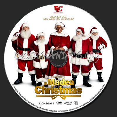 Tyler Perry's a Madea Christmas dvd label