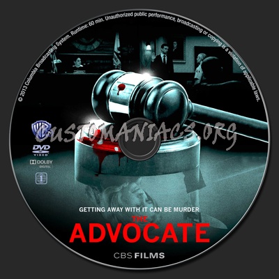 The Advocate dvd label