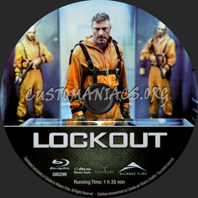 Lockout blu-ray label