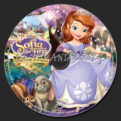 Sofia the First: Ready to Be a Princess dvd label