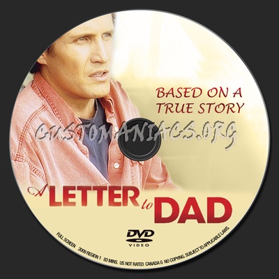 Letter To Dad dvd label