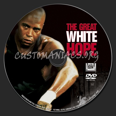 The Great White Hope dvd label