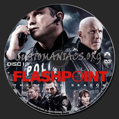 Flashpoint: Season 5 dvd label