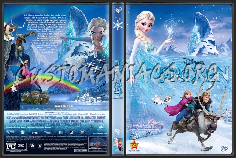 Frozen (2013) dvd cover