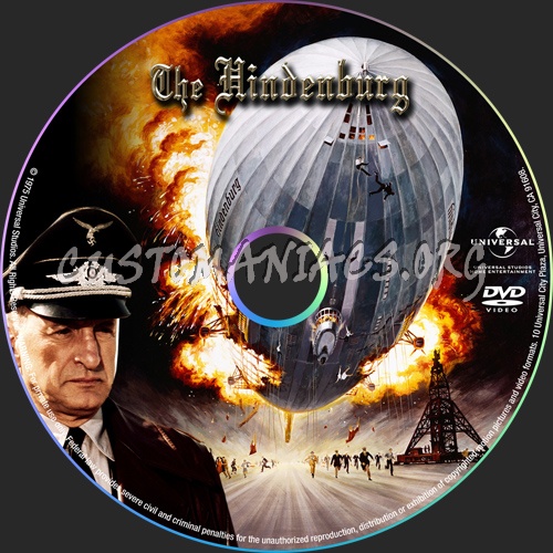 The Hindenberg dvd label