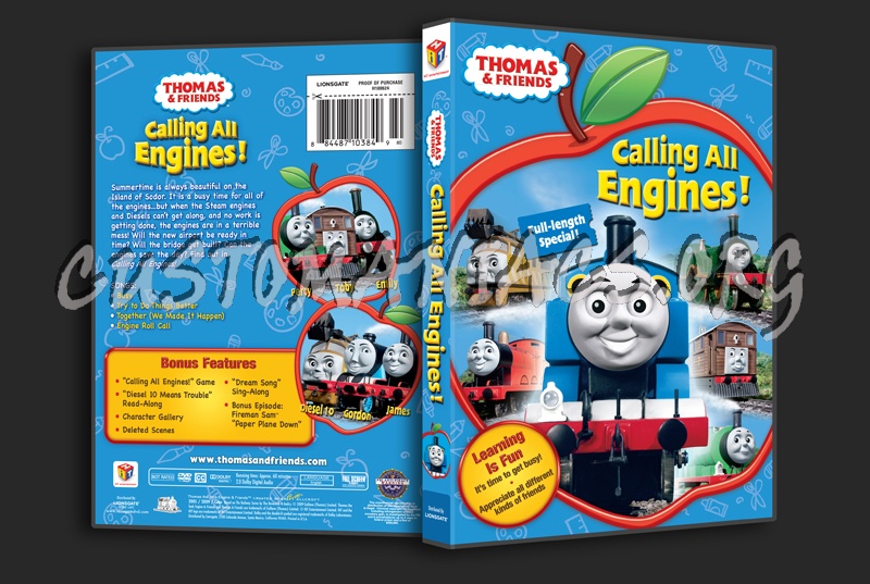 Thomas & Friends: Calling all Engines! dvd cover