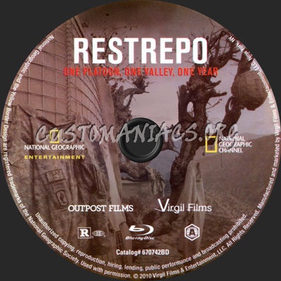 Restrepo blu-ray label