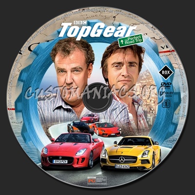 Top Gear: The Perfect Road Trip dvd label