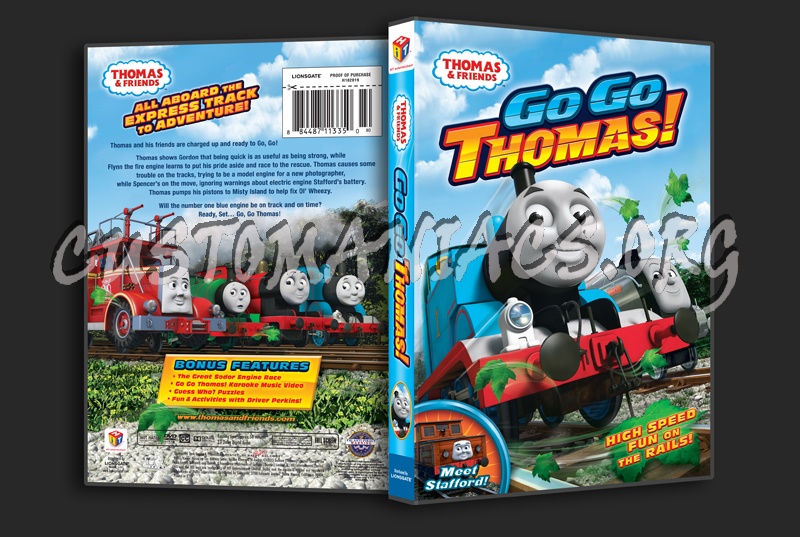 Thomas & Friends: Go Go Thomas! dvd cover