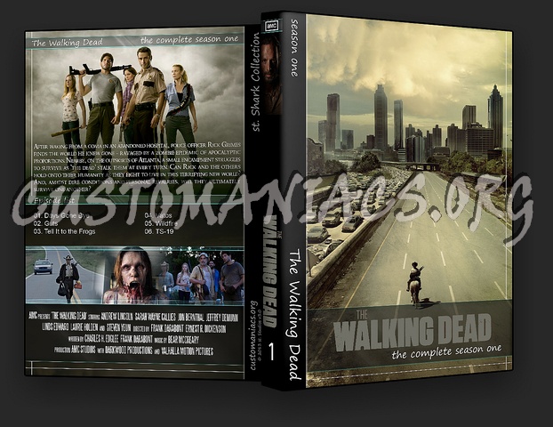 The Walking Dead Collection - SEASON 1, 2 dvd cover