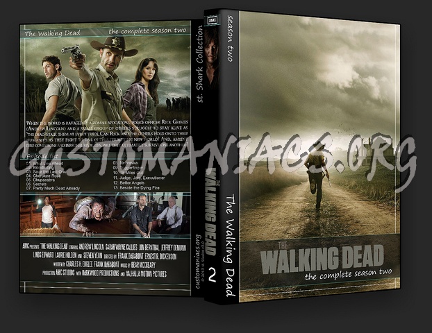 The Walking Dead Collection - SEASON 1, 2 dvd cover