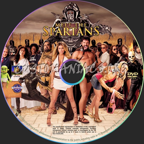 Meet the Spartans dvd label