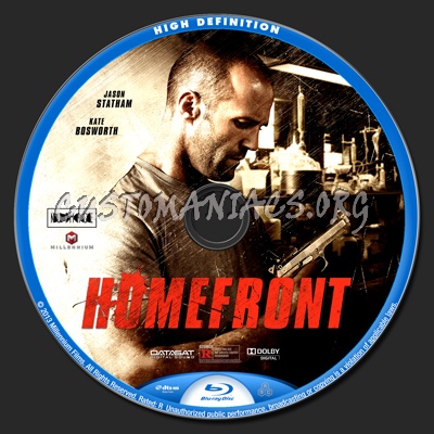 Homefront blu-ray label