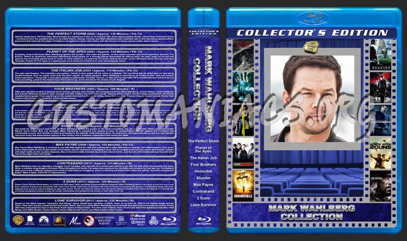 Mark Wahlberg Collection blu-ray cover