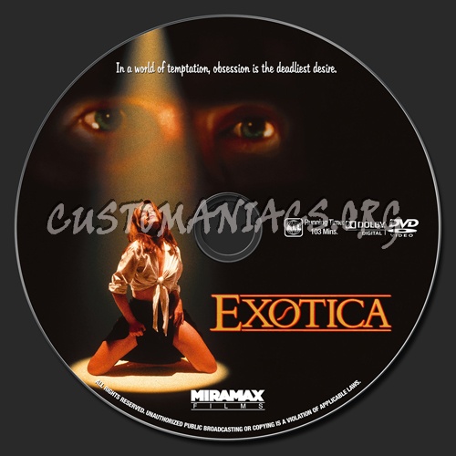 Exotica dvd label