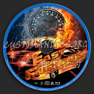 The Fast & the Furious: Franchise Collection blu-ray label