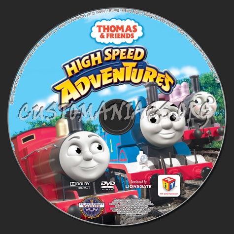 Thomas & Friends: High Speed Adventures dvd label