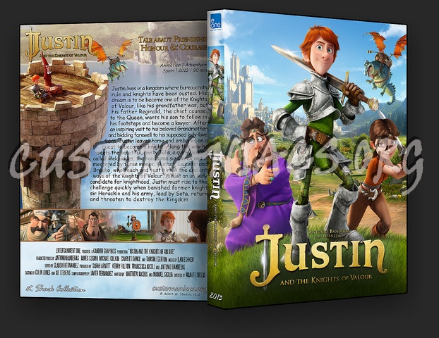 Justin and the Knights of Valour dvd cover