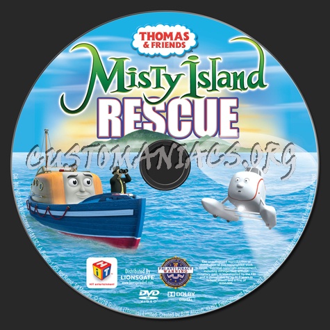 Thomas & Friends: Misty Island Rescue dvd label