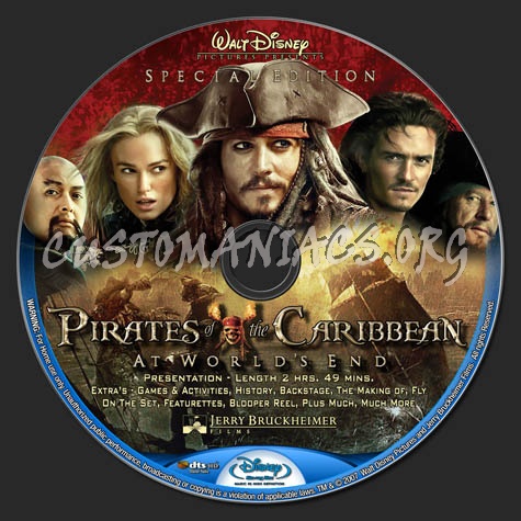  blu-ray label