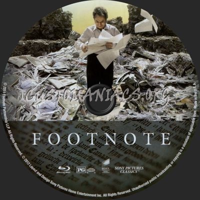 Footnote blu-ray label