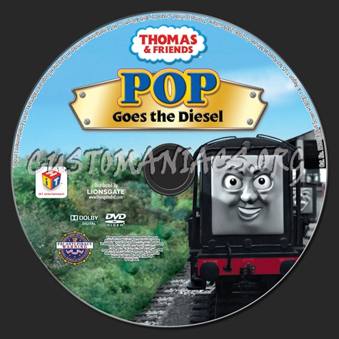 Thomas & Friends: Pop Goes the Diesel dvd label