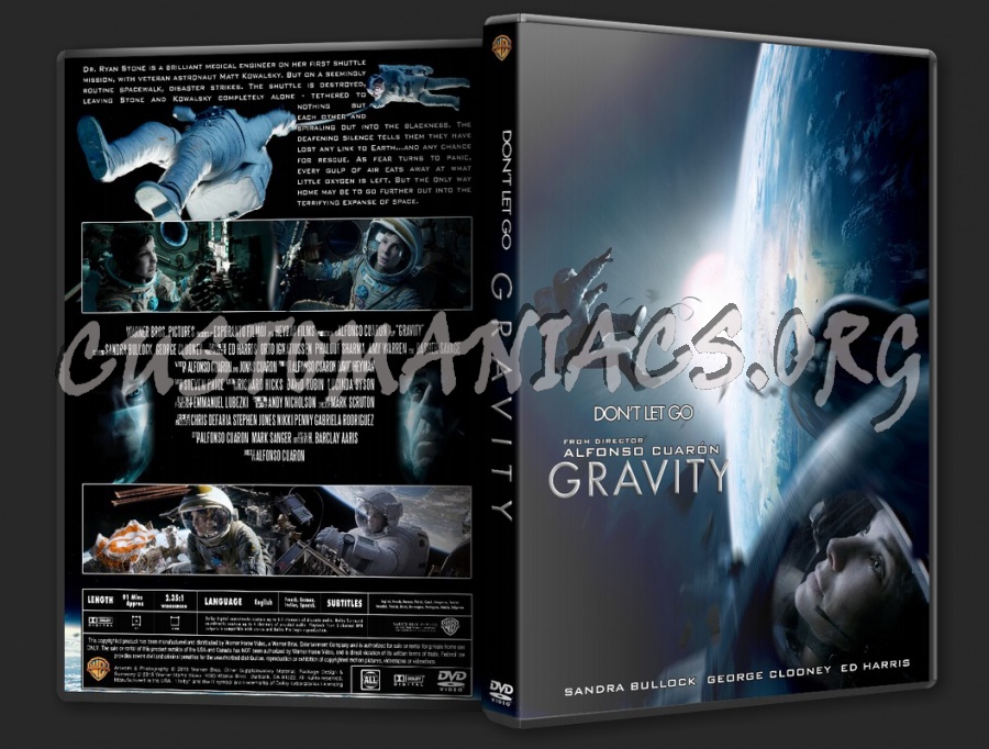 Gravity (2013) dvd cover