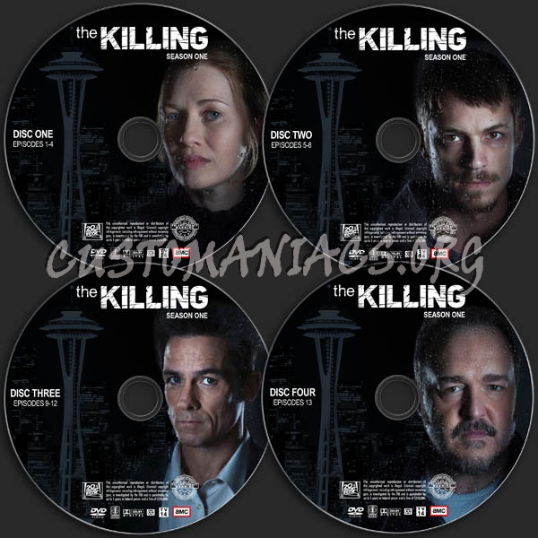 The Killing - Season 1 dvd label