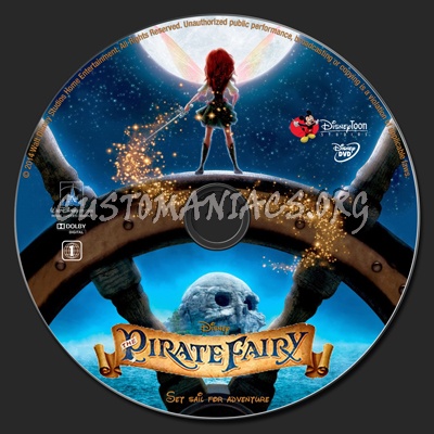 The Pirate Fairy dvd label