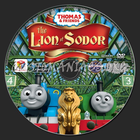 Thomas & Friends: The Lion of Sodor dvd label